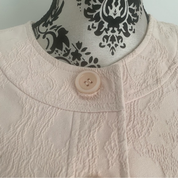 Tabi Blush Pink Jacquard Blazer Jacket - Picture 4 of 10
